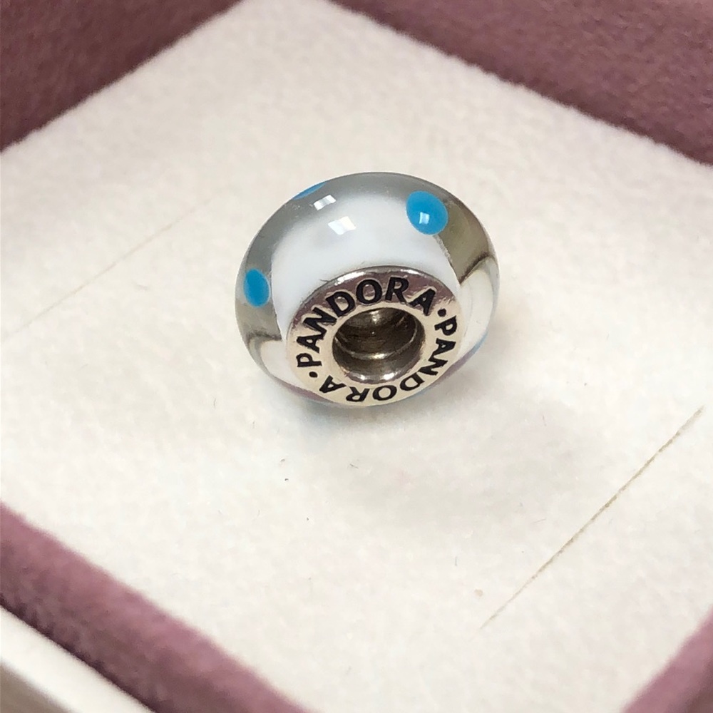 Authentic Retired Pandora Murano glass Charm